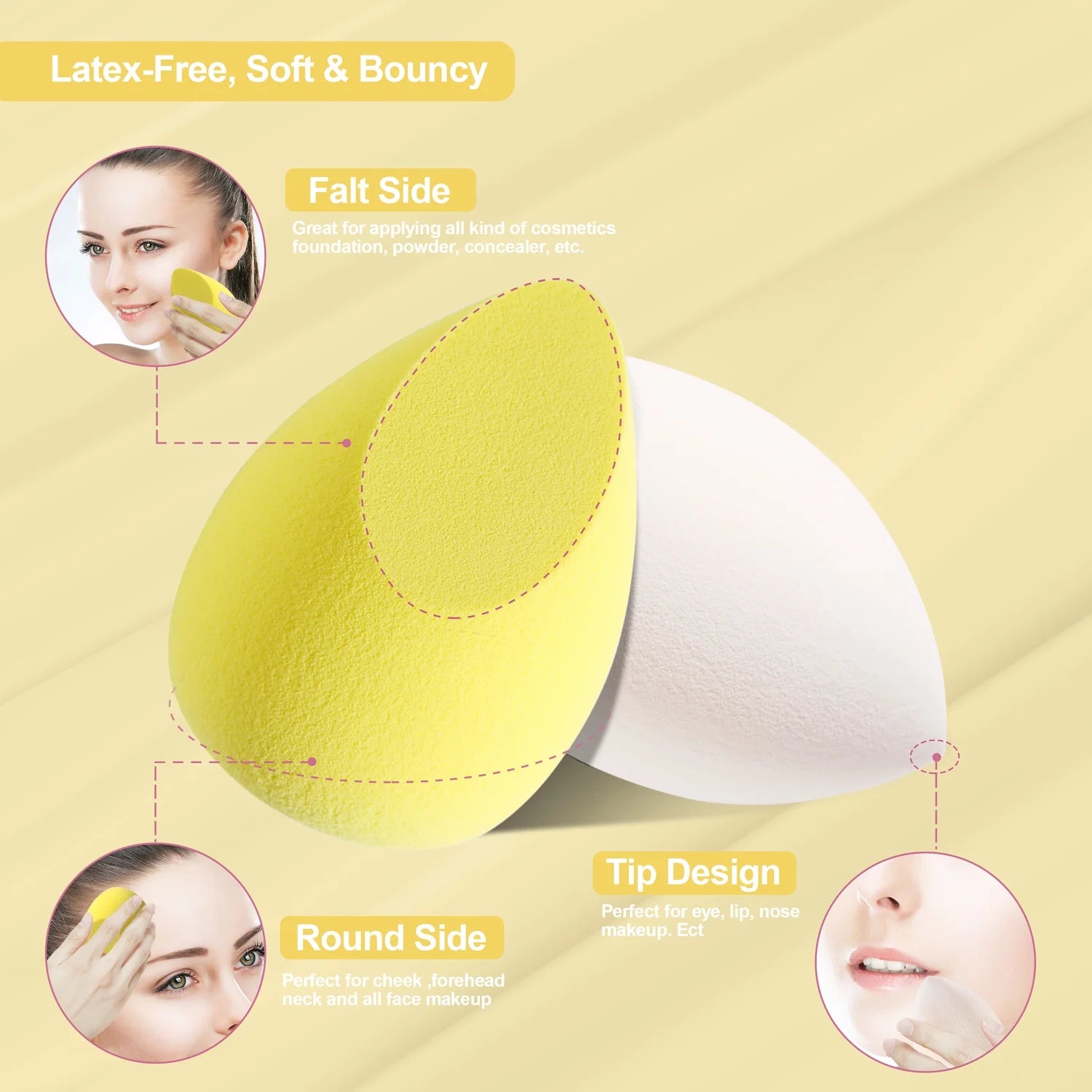 Makeup Sponge Blenders 4 Pack